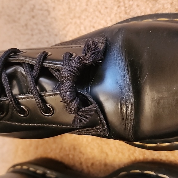 Dr. Martens 20 eyes 9663 Moto Lace-up Boots - Picture 7 of 16